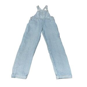 Jordache Girls Denim Overalls Size 16 XL Blue Jean Adjustable Bib Style